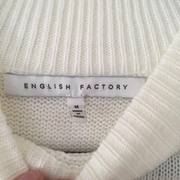English Factory lace sweater - Picture 3 of 3